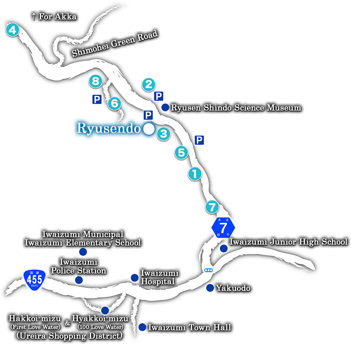 Around Ryusendo Cave